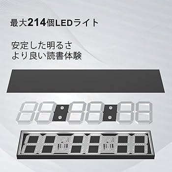 Amazon.co.jp: CHKOSDA デジタル壁掛け時計 自動調光機能付き